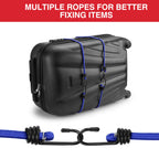 WORKPRO 24" Bungee Cords with Hooks, 4 Pack Heavy Duty Outdoor Bungee Strap