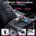 KMM Handheld Car Vacuum Cleaner, Hand Held Vacuum Cleaner and Air Duster