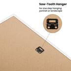 upsimples 12x16 Poster Frame, Easy Slide-In Assembly, White, 3 Pack