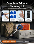 AstroAI Windshield Cleaner Tool & Car Interior Detailing Kit, Blue, 26 in