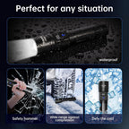 TrixHub Rechargeable Flashlights 3 Pack Super Bright High Lumens Flashlight