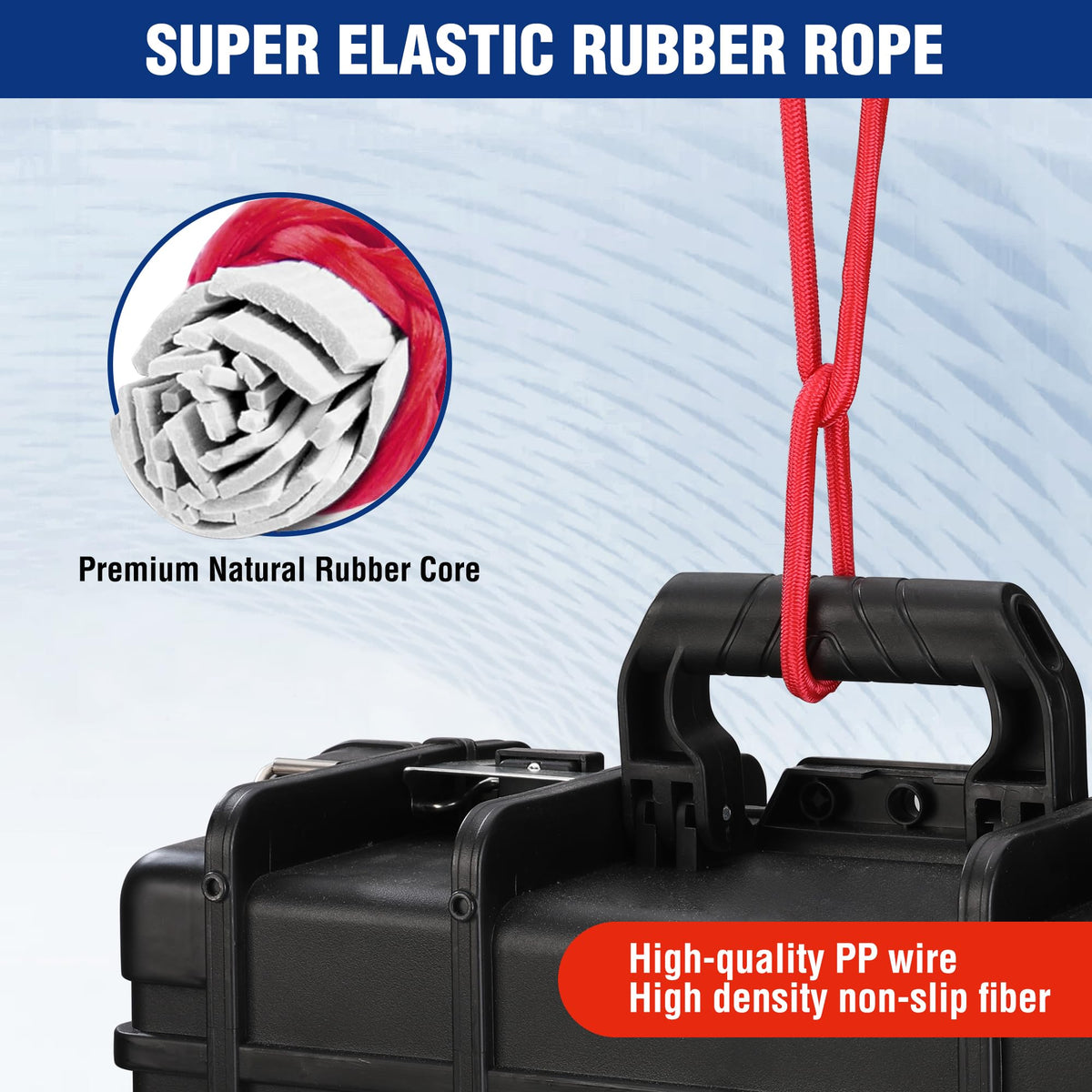WORKPRO 24" Bungee Cords with Hooks, 4 Pack Heavy Duty Outdoor Bungee Strap