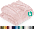 Utopia Bedding Ultra Soft Fleece Bed Blanket Queen Size Grey (90x90 Inches)