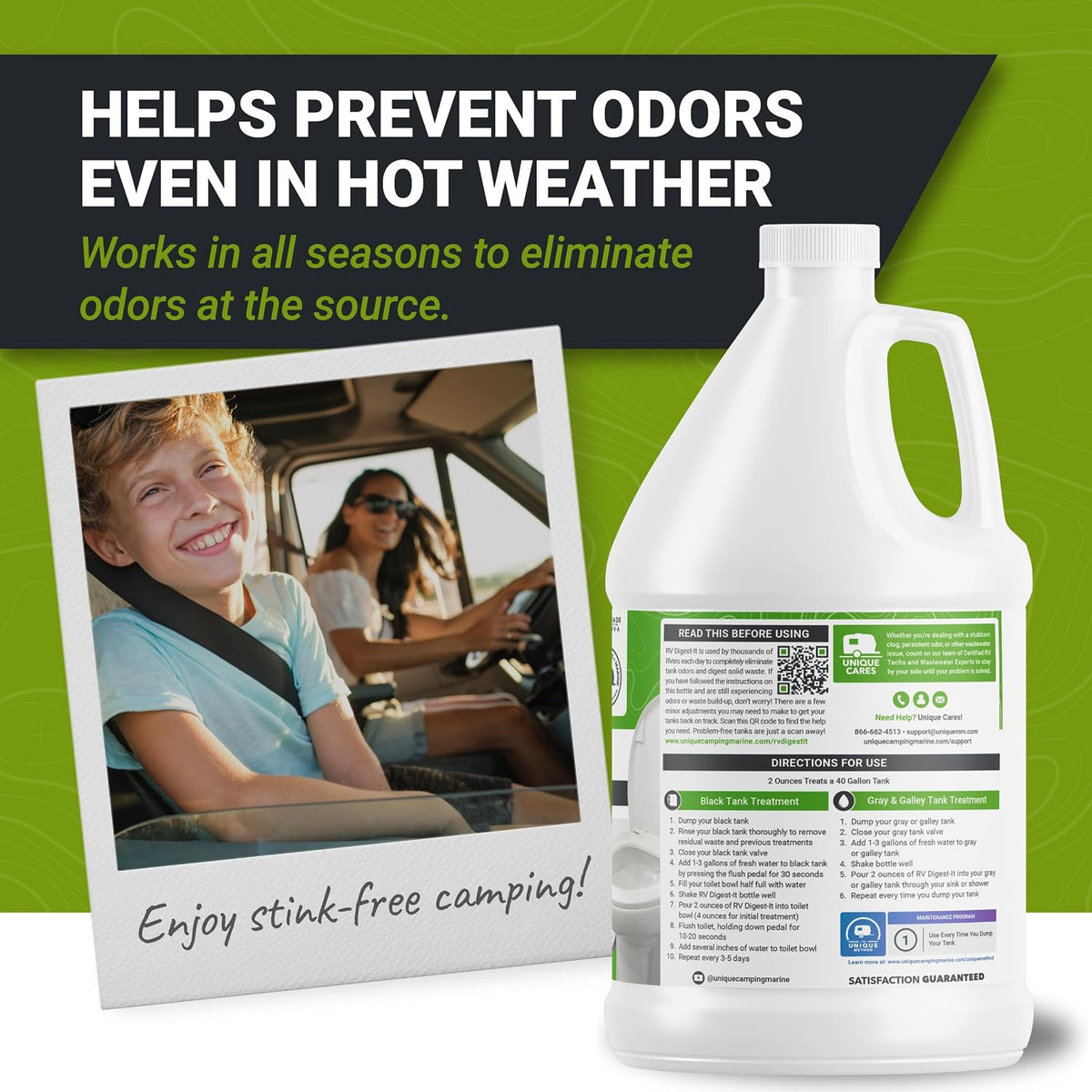 Unique RV Digest-It Liquid RV Holding Tank Treatment Gallon