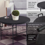 10 PACK of 8 Feet Foldable Table with Built in Handle & Steel Legs | 8 FT Heavy Duty Portable | Perfect for Party, Dining, Wedding, Events, Picnic Indoor, Outdoor, Camping, Temporary - 8 Foot