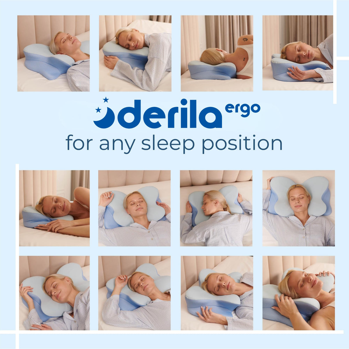 Derila Ergo Thermal Pillow Cover for Cervical Neck Pillow