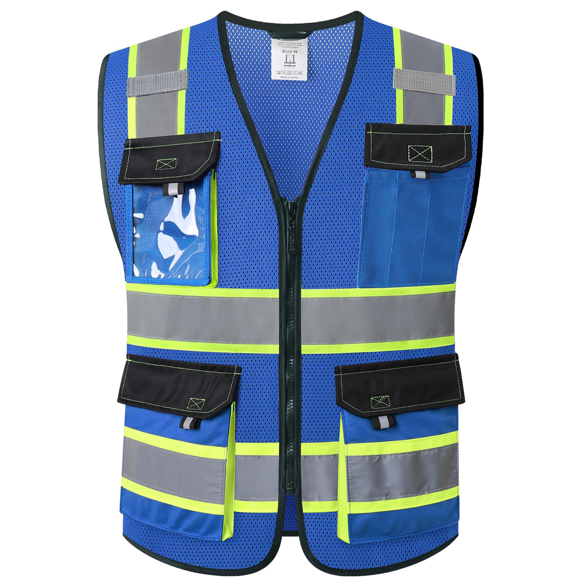 JKSafety Safety Vest for Men Women Hi Vis Reflective Vest JK220 PurpleB S