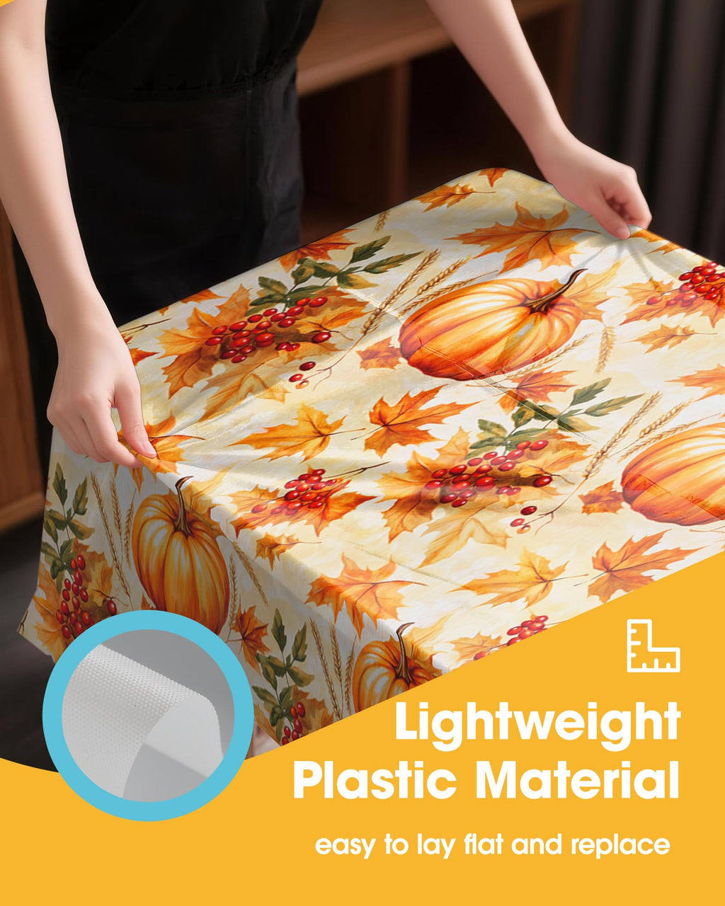 Niuara American Flag Plastic Table Cloth Disposable, 4 Pack, 54 x 108 in
