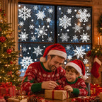Christmas Window Clings for Glass Windows, Stickers for Window Decorations