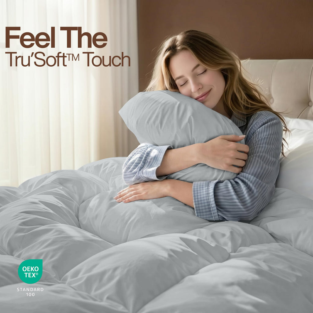 Utopia Bedding Queen Comforter, Duvet Insert, White, 88 x 88 Inches