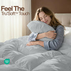 Utopia Bedding Queen Comforter, Duvet Insert, White, 88 x 88 Inches