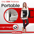 HBTower Step Ladder, Folding Step Stool with Wide Anti-Slip Pedal