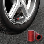 CKAuto Tire Valve Stem Caps, Aluminum Black, 4 pcs/Pack
