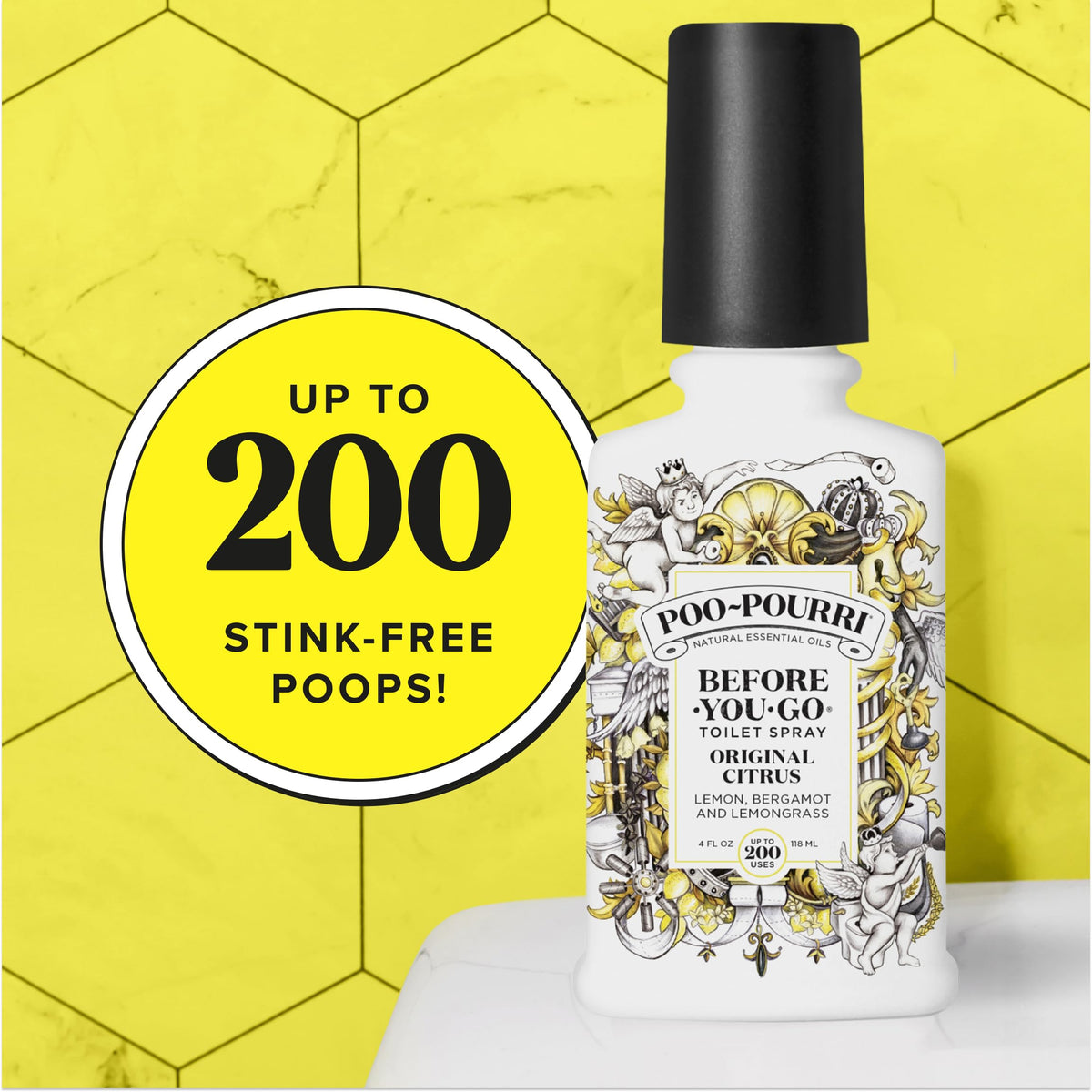 Poo-Pourri Before-You-Go Toilet Spray, Original Citrus, 2 Fl Oz