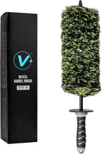 VIKING V+ Wheel Barrel Brush for Deep Wheel Cleaning, 17 Inch Length