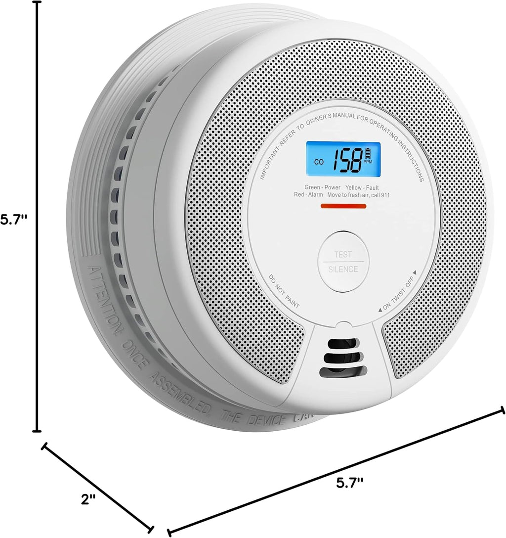 X-Sense Smoke Detector Carbon Monoxide Detector Combo, SC07, 1-Pack