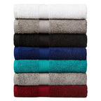Amazon Basics Fade-Resistant 100% Cotton Bath Towel, 30"x54", Teal Green, 2-Pack