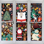 Christmas Window Clings for Glass Windows, Stickers for Window Decorations