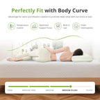 EGOHOME Twin Mattress 14 Inch, Green Tea Memory Foam Mattress, Medium Plush