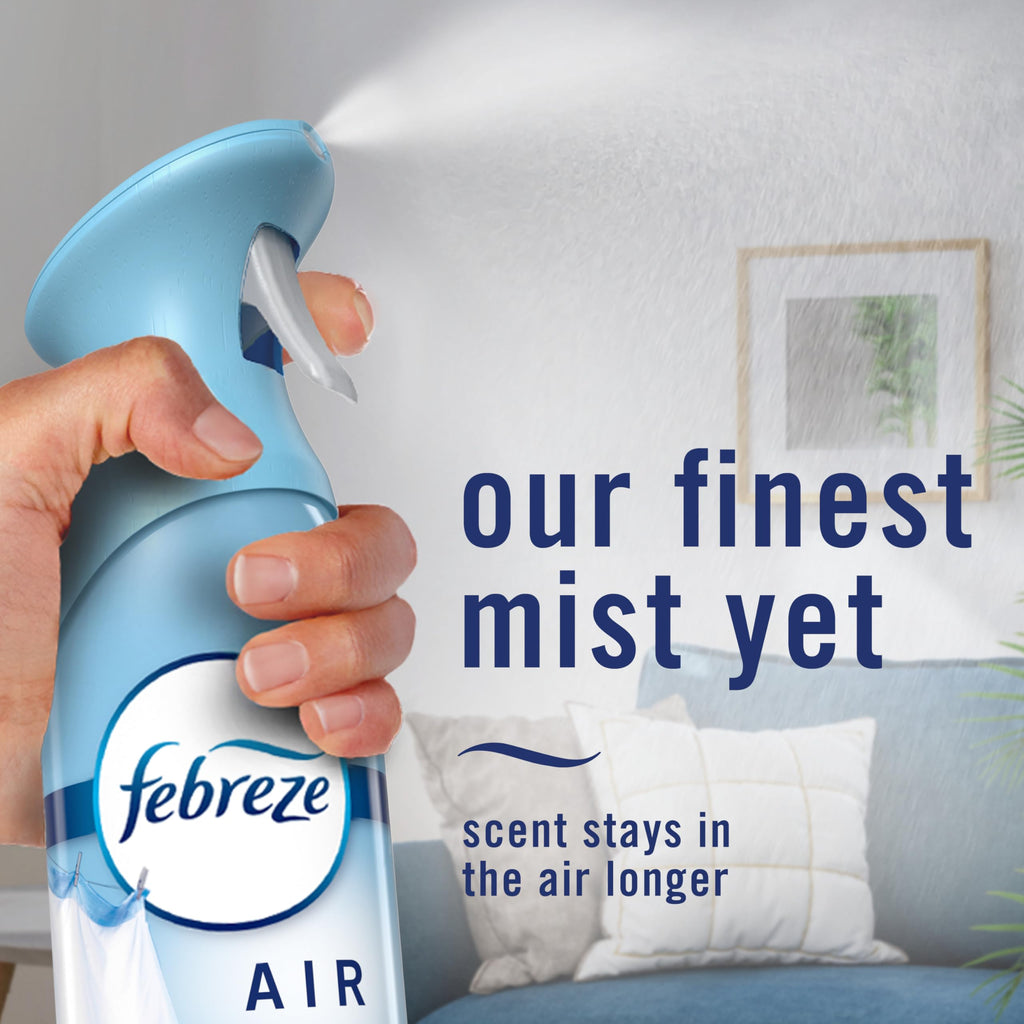 Febreze Air Mist, Air Freshener, Odor Fighting Room Spray, Deodorizer for Home Bathroom Kitchen Office Apartment, Soothe & Restore, Refresh & Energize, Romance & Desire Variety Pack, 8.1oz (Pack of 3)
