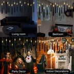 GenSwin 10.8" Flameless Floating Candles Wand Halloween Decorations