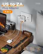 TESSAN European Travel Plug Adapter 2 Pack, Type C Plug