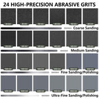 Extra Fine Sandpaper Assortment, Wet Dry Sand Paper 9 x 3.6 Inch