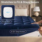 Niagara Sleep Solution Queen Ultra Soft Mattress Topper — Back Pain Relief
