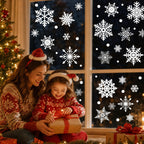 Christmas Window Clings for Glass Windows, Stickers for Window Decorations