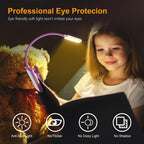 Gritin 9 LED Rechargeable Book Light for Reading in Bed
