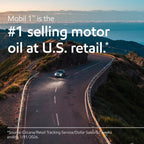 Mobil 1 High Mileage Full Synthetic Motor Oil 0W-20, 5 Quart