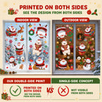 Holiday Window Clings for Home Decorations (Romantic)