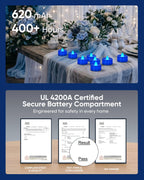 Homemory 24-Pack Remote Flameless LED Battery Tea Light Candles, 400+Hrs