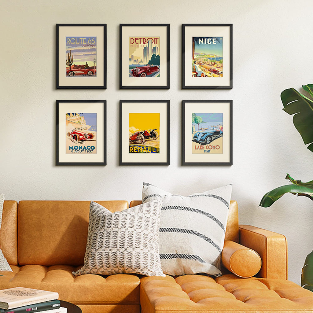 upsimples 8x10 Picture Frames, Gallery Wall Frames Set of 5, Black