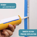 Bates- Caulking Gun, 10:1 Thrust Ratio, Orange, No Drip Sealant Gun
