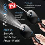 AquaCare 8-mode High Pressure Handheld Shower Head with 2-mode Power Wash
