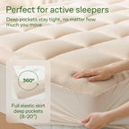 Niagara Sleep Solution Queen Ultra Soft Mattress Topper — Back Pain Relief