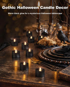 Homemory 12-Pack Remote Flameless LED Battery Tea Light Candles, 400+Hrs