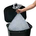 Glad Trash Can with Clorox Odor Protection | Plastic Bin, 13 Gal, Black