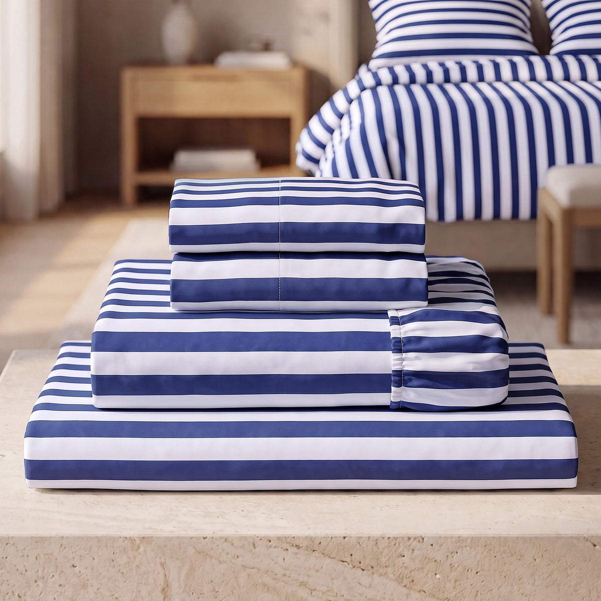 Mellanni Iconic 4-Piece Bed Sheet Set, 16" Deep Pocket (Queen, White)