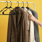 Utopia Home Plastic Hangers 50 Pack – Space Saving Clothes Hanger White