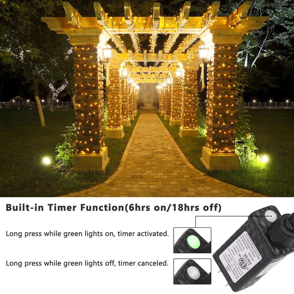 Brizled LED Halloween Lights Indoor Outdoor Orange & Purple String Light