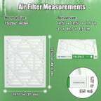 TRIGHTFILTERS 14x20x1 Air Filter 4 Pack, MERV 8 Filter Replacement