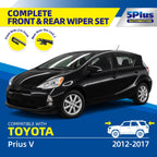 5 PLUS Custom-Fit Wipers fits Toyota RAV4 2001-2005 Windshield Wipers