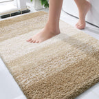 OLANLY Small Bathroom Rugs 24x16, Extra Soft Absorbent Microfiber Bath Rugs