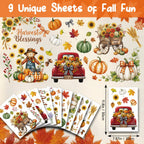 Holiday Window Clings for Home Decorations (Romantic)