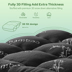 BEDLORE Twin Mattress Topper, Thick Soft Pillow Top Bed Topper