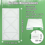 TRIGHTFILTERS 14x20x1 Air Filter 4 Pack, MERV 8 Filter Replacement