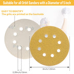 50PCS 5 Inch Sanding Discs 2500 Grit Random Orbit Sander Sandpaper