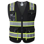 JKSafety Safety Vest for Men Women Hi Vis Reflective Vest JK220 PurpleB S